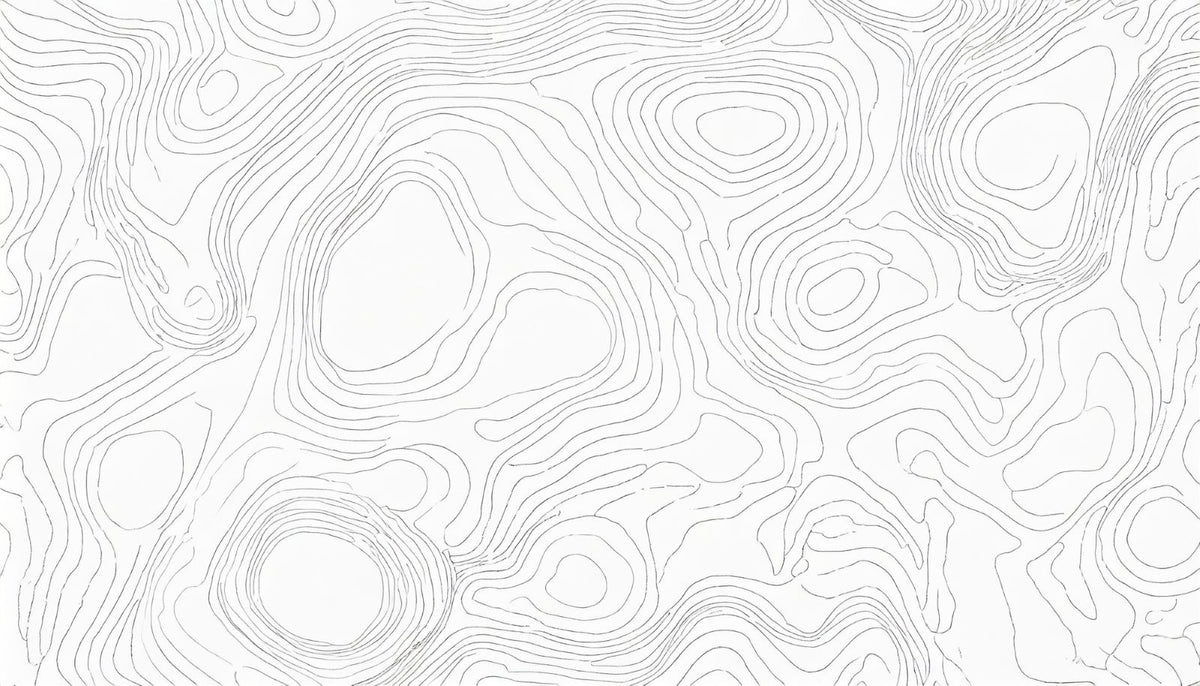 Topographic Map Mural Wallpaper image 1