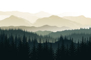 Mountains wall mural image 1