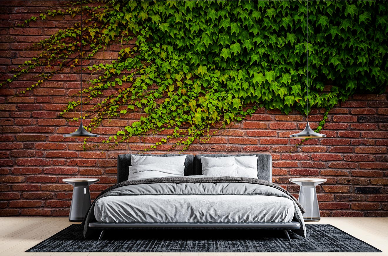 Brick Wall Photo Wallpaper image 0