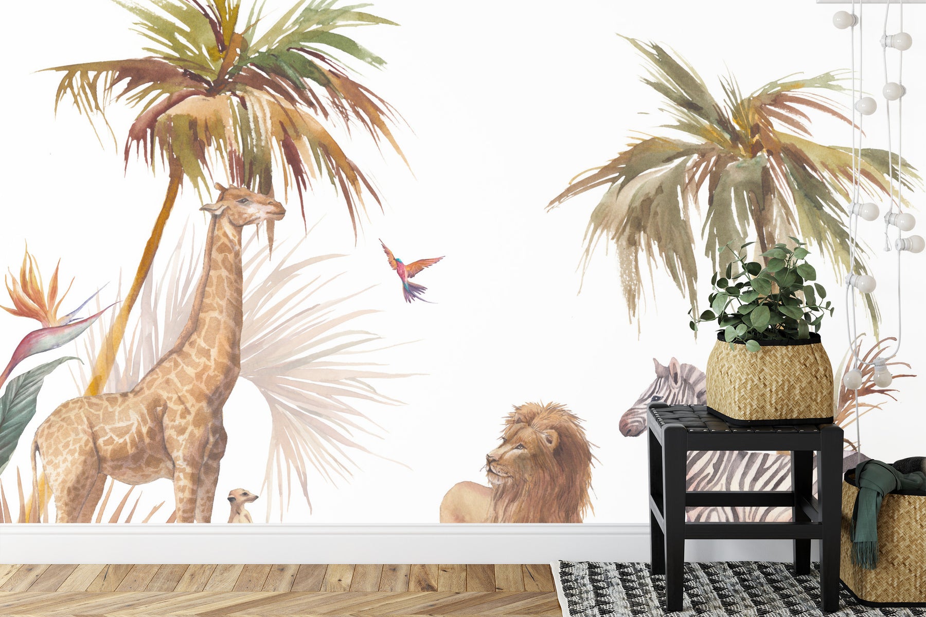 Jungle Safari Wallpaper Mural image 0
