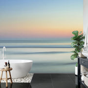 Square wall mural ombre graphic sunset image 2
