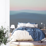 Square wall mural Ombre graphic Hills image 2