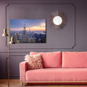 City Skyscrapers Natural Canvas image 2