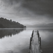 Lake view square wall mural image 1