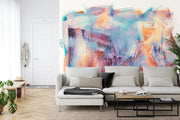 Colourful abstract wall mural image 3