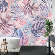 Monstera Leaves wall mural image 3