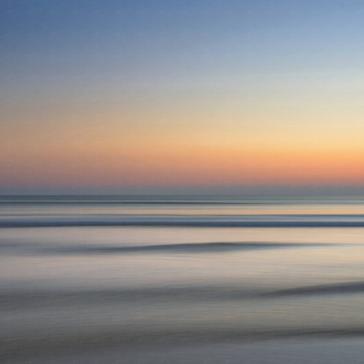 Square wall mural ombre graphic sunset image 1