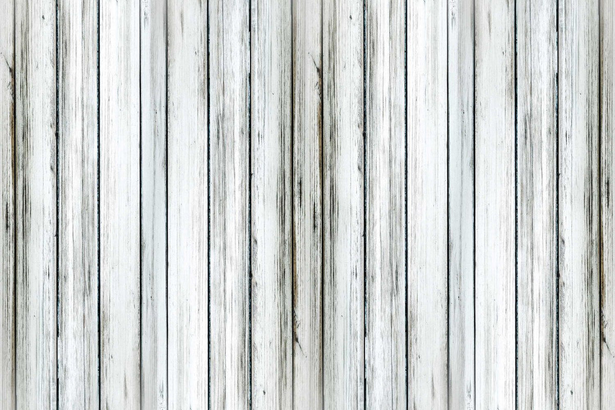 White Wood Photo Wallpaper image 1