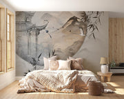Oriental Pagoda Wallpaper Mural image 0