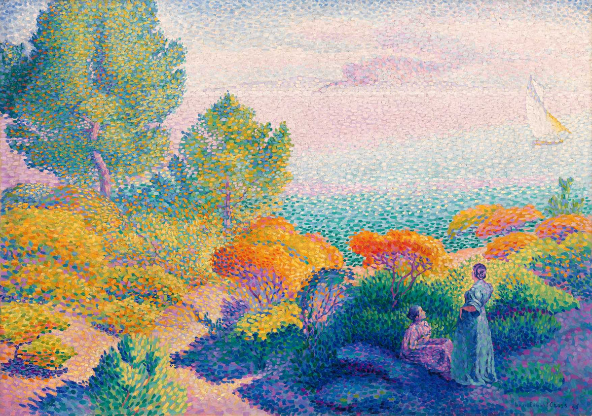 Two Women By The Shore Wallpaper Mural image 1