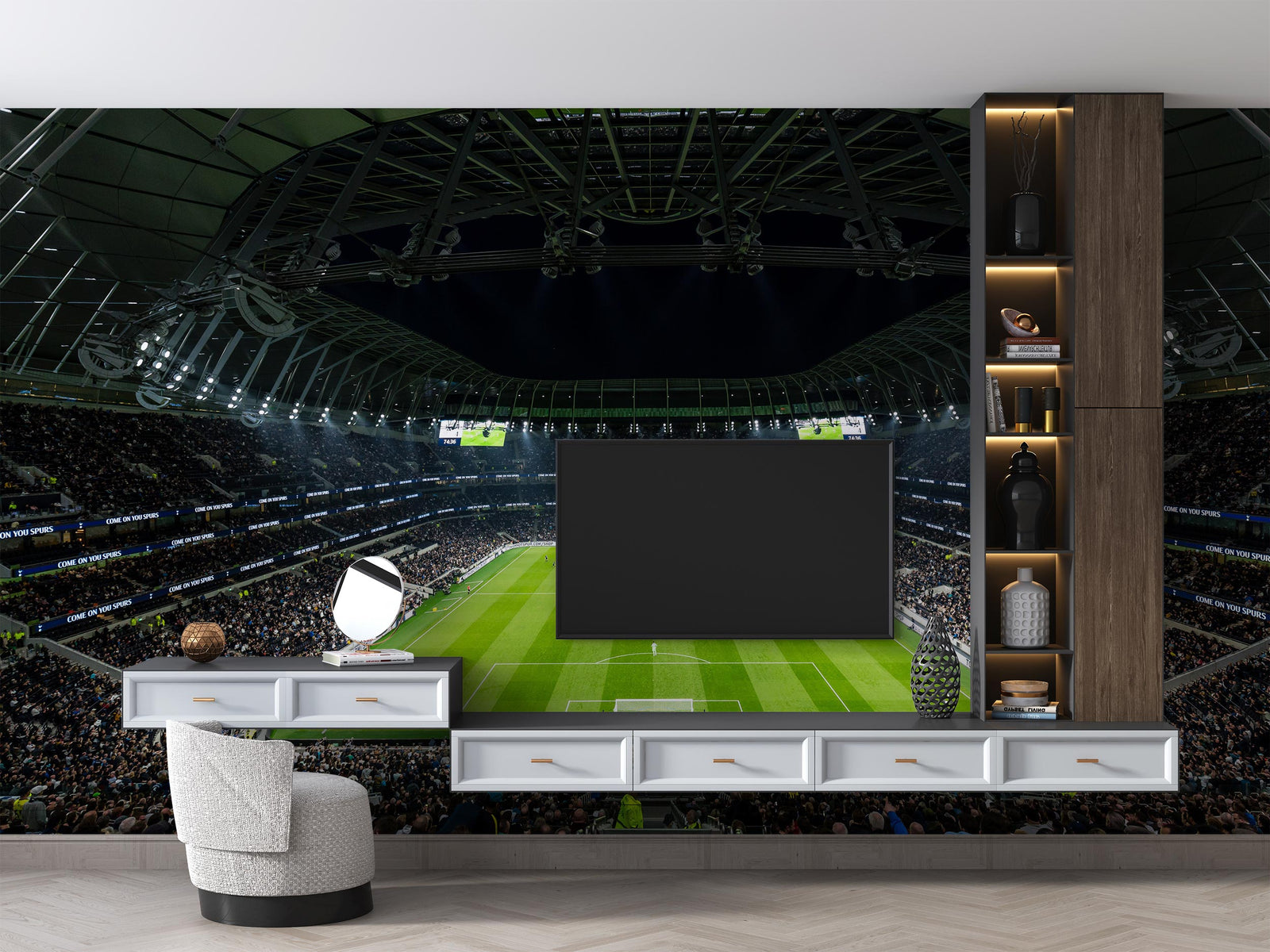 Crowded Stadium Wall Mural image 0