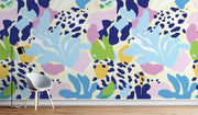 Colourful Botanical Wallpaper Mural image 2