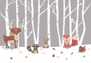 Forest friends wall mural image 1