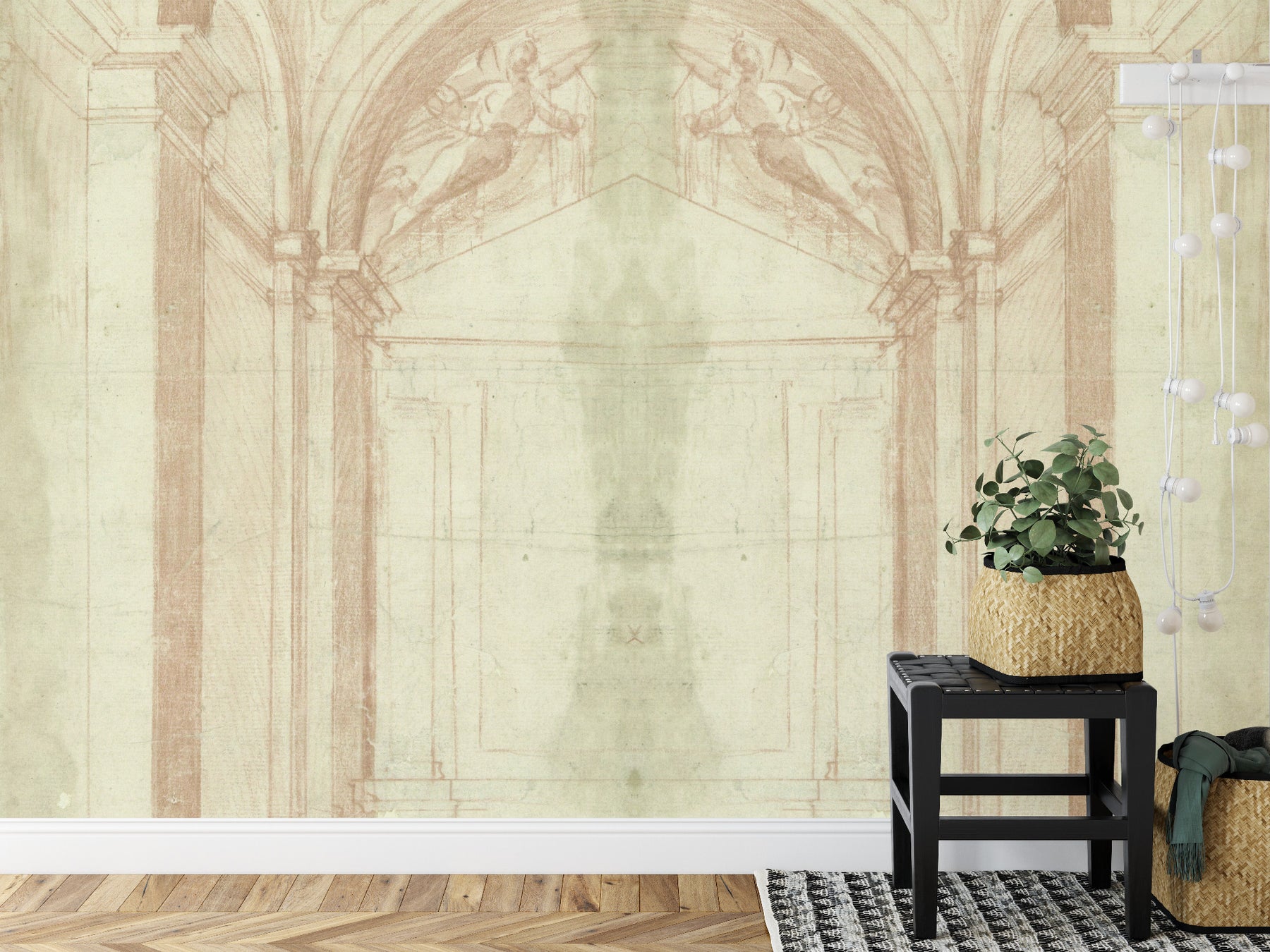 Square wall mural arches image 0