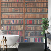 Square bookshelf wall mural image 2