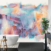 Colourful abstract wall mural image 2