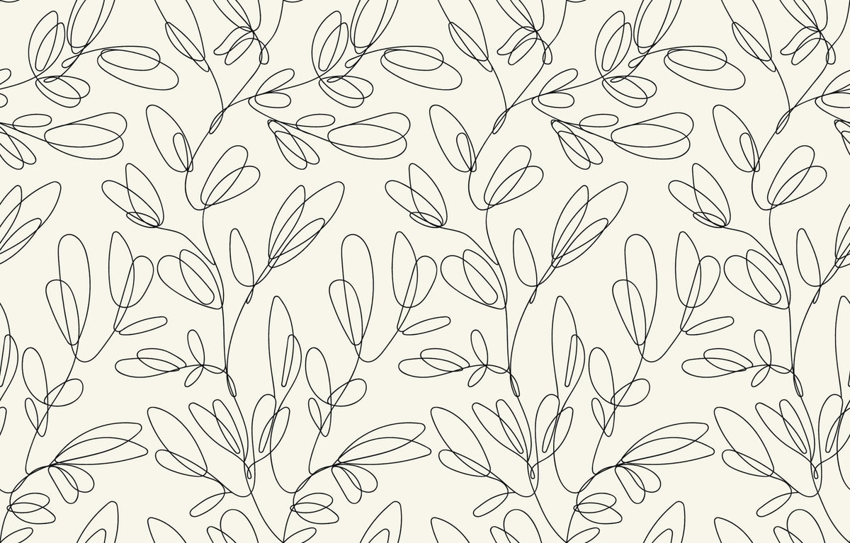 Floral Pattern Wall Mural image 1