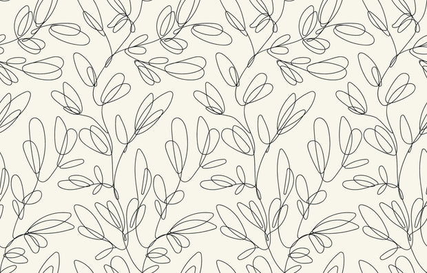 Floral Pattern Wall Mural image 1
