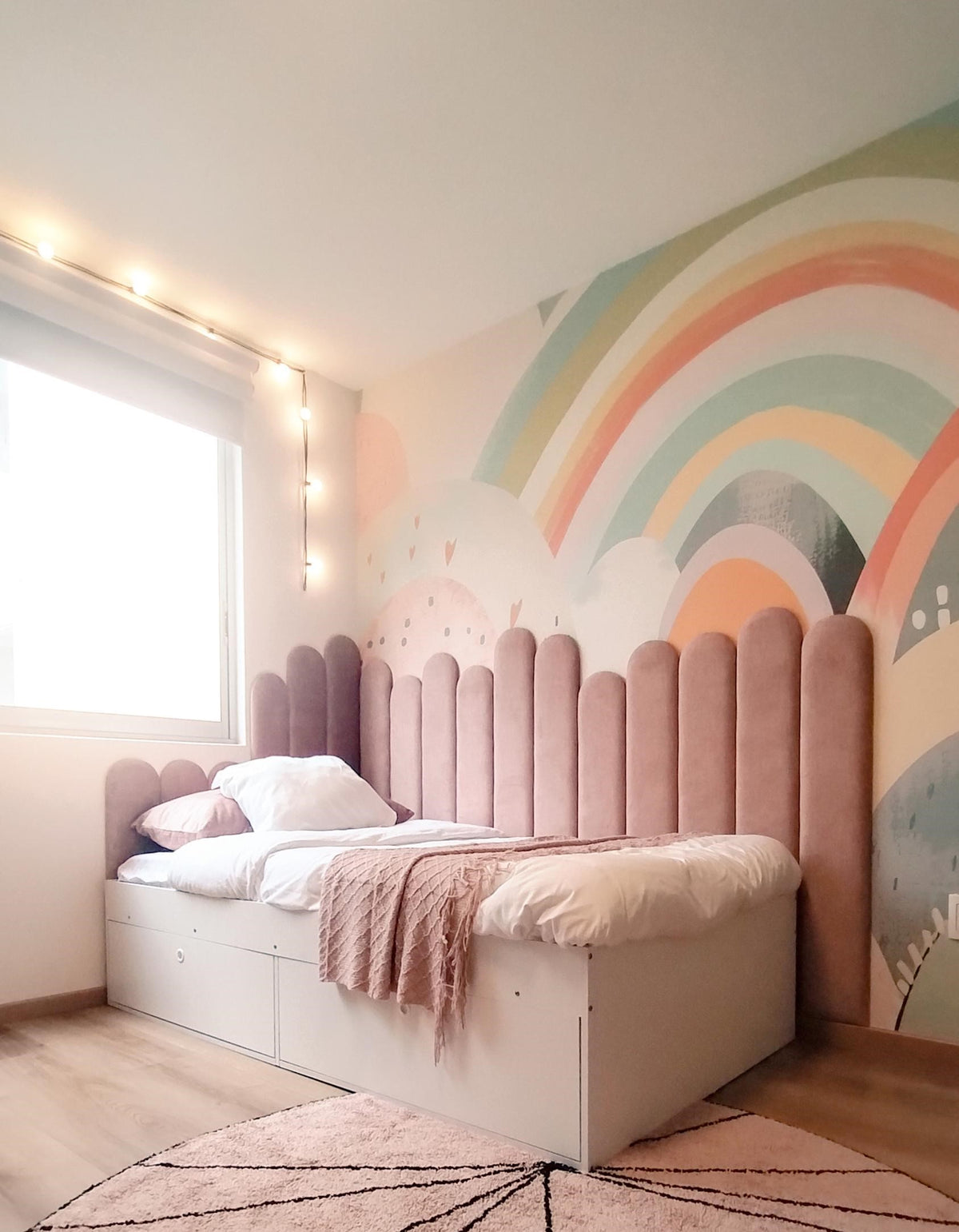 Boho Rainbow Wallpaper Mural
