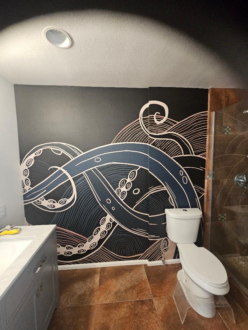 Octopus Tentacles  Wall Mural