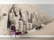 Ancient Egyptian Temple Wall Mural – room illustration 2