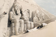 Ancient Egyptian Temple Wall Mural – full artwork