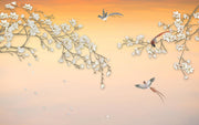 Sunset Magnolia Chinoiserie Wall Mural