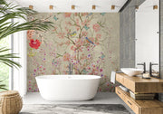 Parrot Chinoiserie Wall Mural