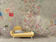 Parrot Chinoiserie Wall Mural