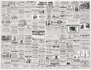 Vintage Newspaper Advertising Wall Mural – full artwork