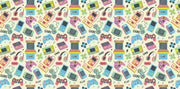 Retro Arcade Gaming Wall Mural – artwork design