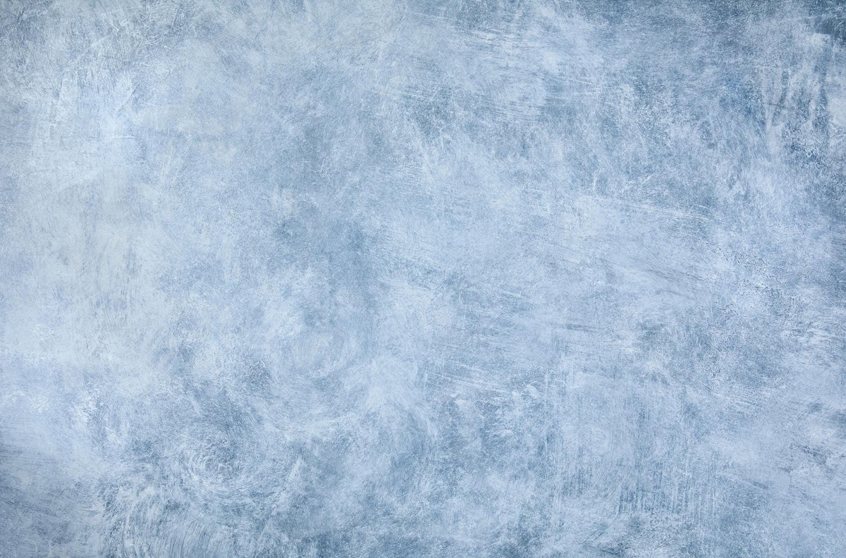 Soft Blue Limewash-Effect Wall Mural – clean artwork for crop selection